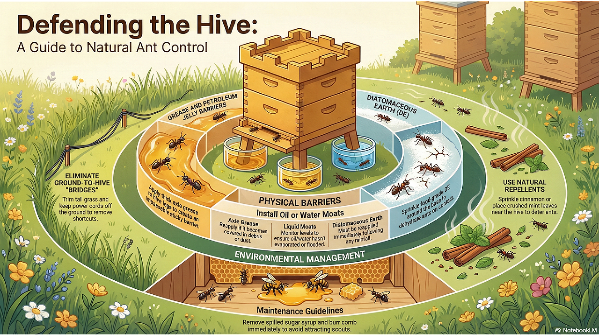 Natural Beehive Ant Control Guide