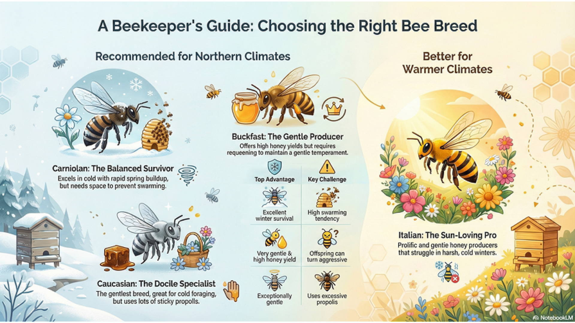 Northern Bees Northern Bee Breeding: A Comparative Climate Guide