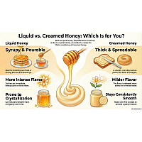 Liquid vs. Creamed Honey Guide Liquid vs. Creamed Honey Guide
