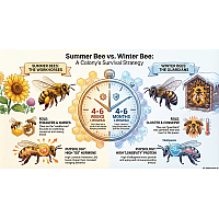 The Seasonal Architectures of Honey Bee Biology The Seasonal Architectures of Honey Bee Biology