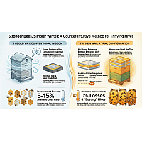Wintering Bees: High Insulation and Bottom Entrance Success Wintering Bees: High Insulation and Bottom Entrance Success