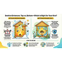 The Apiary Threshold: Evaluating Upper Versus Lower Hive Entrances The Apiary Threshold: Evaluating Upper Versus Lower Hive Entrances