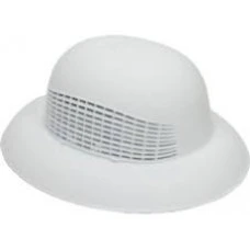 Plastic Vented White Helmet Plastic Vented White Helmet
