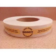Bilingual “100% Pure Natural Honey” Tamper Evident Stickers Bilingual “100% Pure Natural Honey” Tamper Evident Stickers