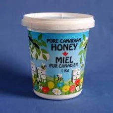 750ml / 1kg Plastic Pure Canadian Honey Tub