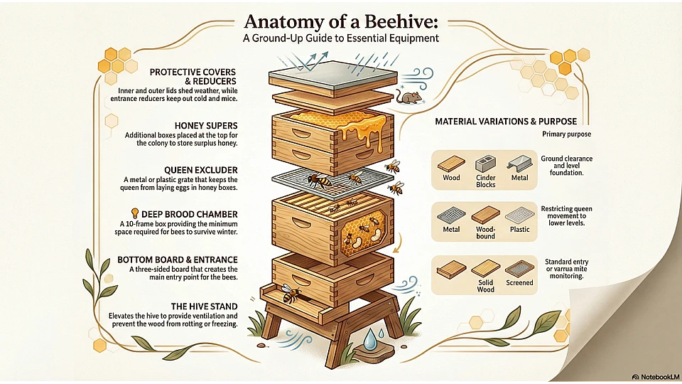 Anatomy of a Beehive Guide Anatomy of a Beehive Guide