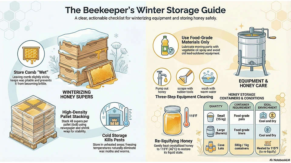 Beekeeper's Winter Storage Guide Beekeeper's Winter Storage Guide