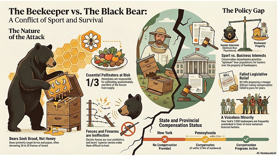 Beekeeper vs Black Bear Conflict Beekeeper vs Black Bear Conflict