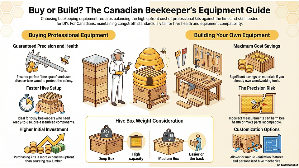 Beekeeping Equipment: Buy vs Build