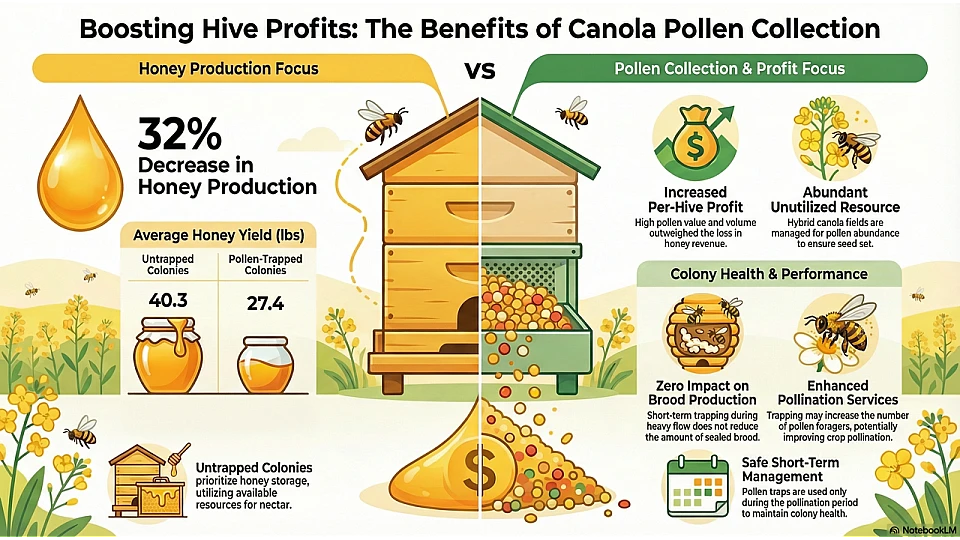 Canola Pollen Profit Comparison Canola Pollen Profit Comparison