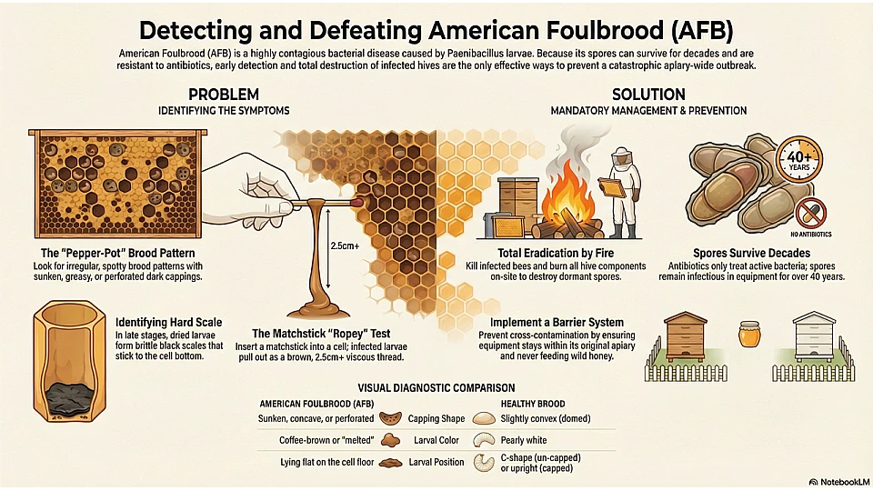 Detecting and Defeating American Foulbrood