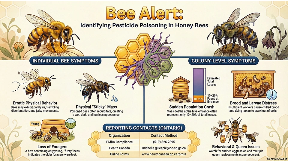 Identifying Pesticide Poisoning in Bees