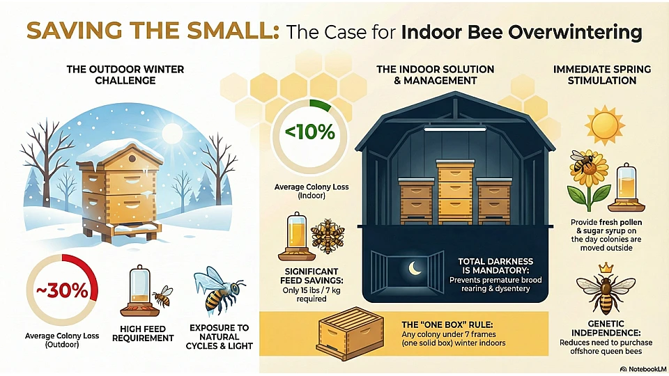 Indoor Bee Overwintering Indoor Bee Overwintering