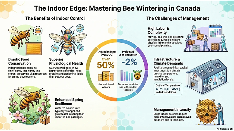 Indoor Bee Wintering in Canada Indoor Bee Wintering in Canada