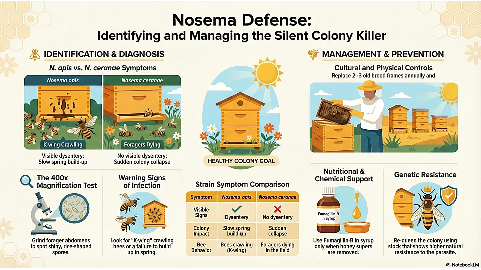 Managing Nosema Disease in Honeybees