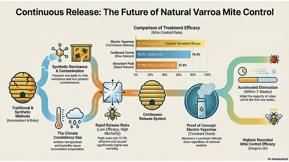 Natural Varroa Mite Control Comparison