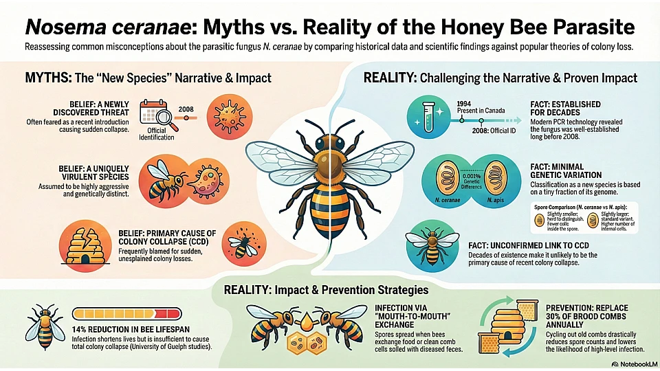 Nosema ceranae Myths vs Reality
