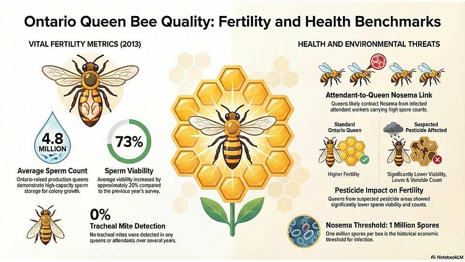 Ontario Queen Bee Quality Benchmarks