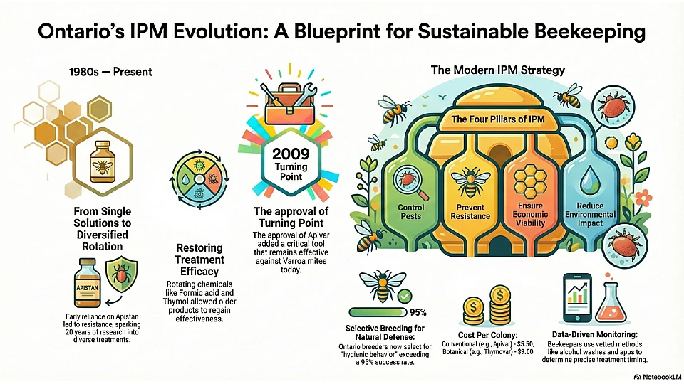 Ontario Sustainable Beekeeping IPM Evolution