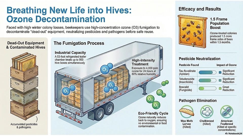 Ozone Decontamination for Beehives