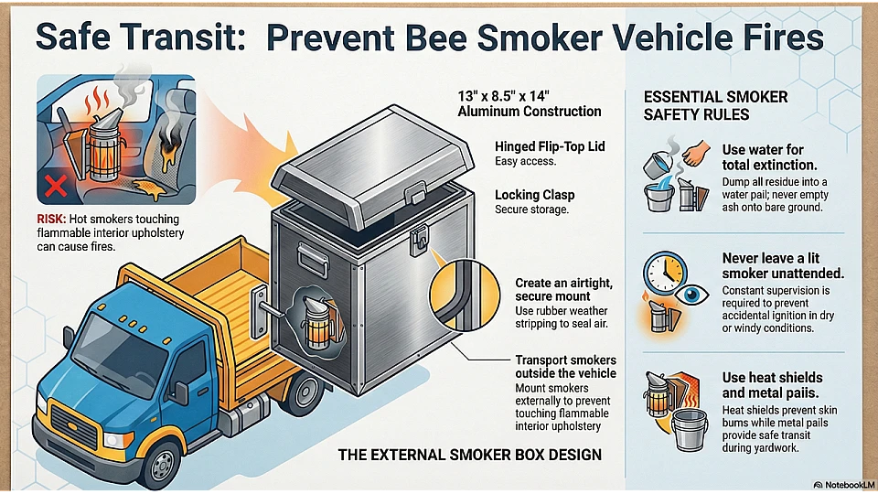 Preventing Bee Smoker Vehicle Fires
