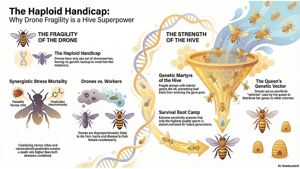 The Haploid Handicap: Drone Fragility The Haploid Handicap: Drone Fragility