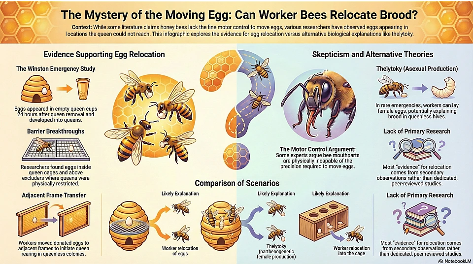 The Moving Bee Egg Mystery