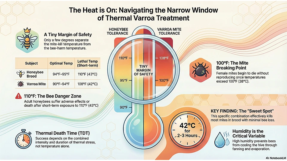 Thermal Varroa Treatment Temperature Guide