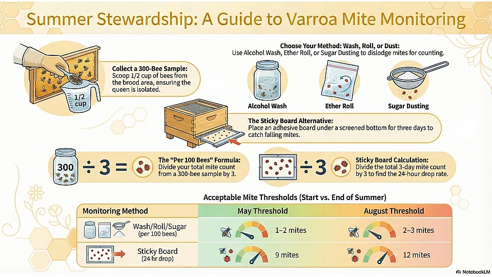 Varroa Mite Monitoring Guide Varroa Mite Monitoring Guide