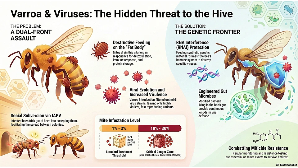 Varroa Threats and Genetic Solutions Varroa Threats and Genetic Solutions