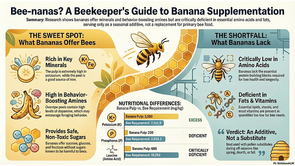 Cavendish Bananas and Their Nutritional Benefit to Honey Bees Cavendish Bananas and Their Nutritional Benefit to Honey Bees