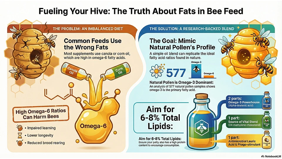 Fatty Acid Ratios and Lipid Balance in Honey Bee Nutrition Fatty Acid Ratios and Lipid Balance in Honey Bee Nutrition