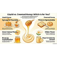 Liquid vs. Creamed Honey Guide Liquid vs. Creamed Honey Guide