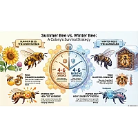 The Seasonal Architectures of Honey Bee Biology The Seasonal Architectures of Honey Bee Biology