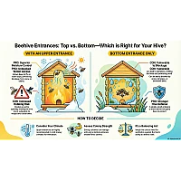 The Apiary Threshold: Evaluating Upper Versus Lower Hive Entrances The Apiary Threshold: Evaluating Upper Versus Lower Hive Entrances